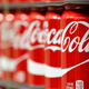 Coca-Cola cans at a bottling plant in Utah